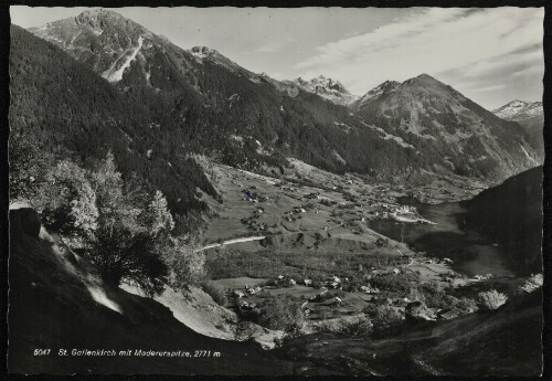 St. Gallenkirch mit Madererspitze, 2771 m