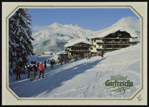 [St. Gallenkirch] Alpenhof Garfrescha : [Alpenhof Garfrescha im Skigebiet Silvretta-Nova, Montafon Fam. Kurt Tschanhenz A-6791 St. Gallenkirch, Tel. 0 55 57/66 40 ...]