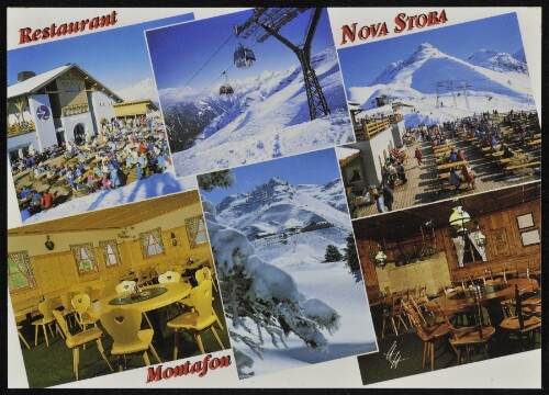 [St. Gallenkirch] Restaurant Nova Stoba Montafon : [Nova Stoba, 2010 m A-6791 St. Gallenkirch - Gaschurn, Telefon 0 55 57 / 63 00-0, Hochmontafon ...]