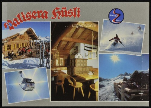 [St. Gallenkirch] Valisera Hüsli ... urgemütlich! : Silvretta Nova : [A-6791 St. Gallenkirch im Montafon Bedienungsrestaurant  Valiserahüsli  aus handbehauenen Fichtenstämmen auf 2100 m Höhe im Schigebiet Silvretta-Nova Vorarlberg - Österreich ...]