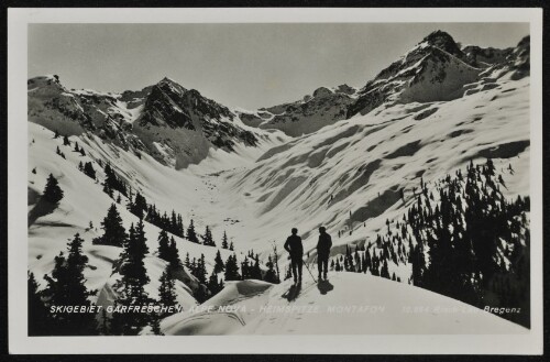 [St. Gallenkirch] Skigebiet Garfreschen, Alpe Nova - Heimspitze Montafon