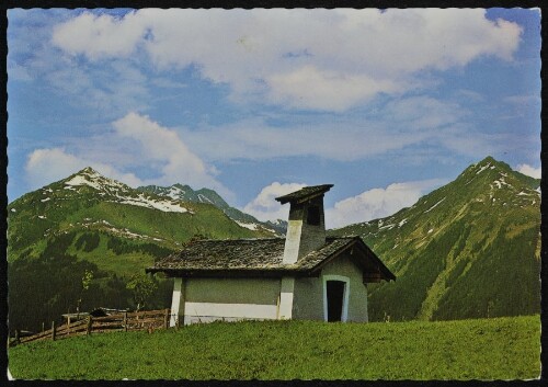 [St. Gallenkirch] : [St.-Bernhard-Kapelle Garfreschen ob St. Gallenkirch, Montafon ...]