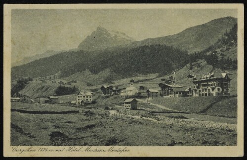 [St. Gallenkirch] Gargellen 1474 m mit Hotel Madrisa Montafon