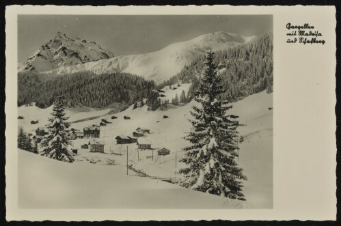 [St. Gallenkirch] Gargellen mit Madrisa und Schafberg : [Gargellen mit Madrisa und Schafberg ...]