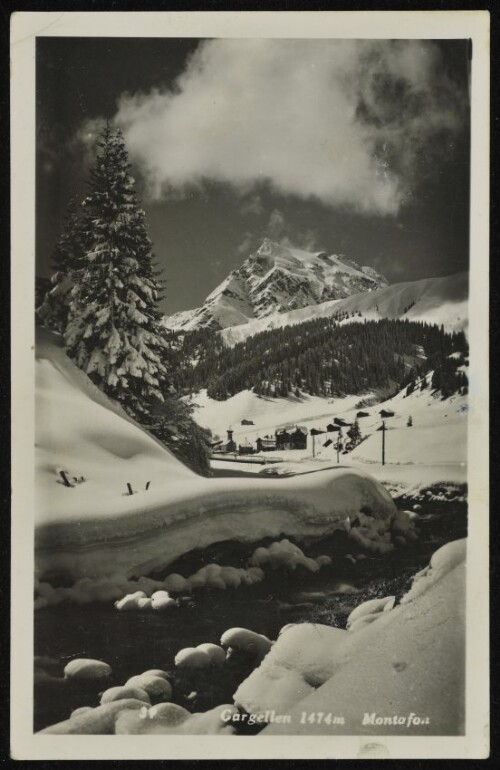 [St. Gallenkirch] Gargellen 1474 m Montafon