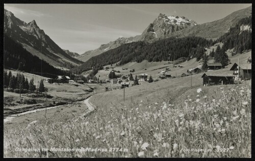 [St. Gallenkirch] Gargellen im Montafon mit Madrisa 2774 m