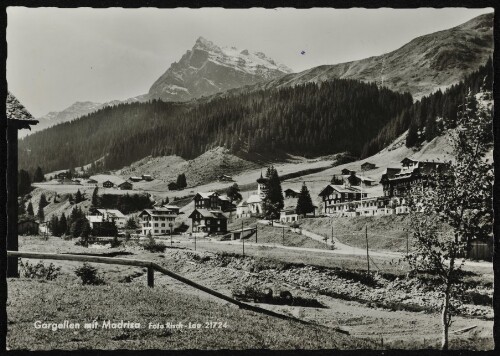 [St. Gallenkirch] Gargellen mit Madrisa