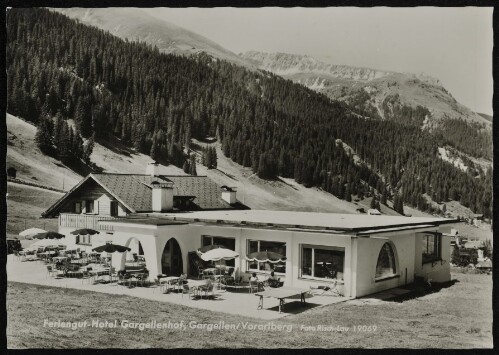 [St. Gallenkirch] Feriengut-Hotel Gargellenhof, Gargellen / Vorarlberg
