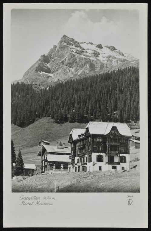 [St. Gallenkirch] Gargellen 1474 m Hotel Madrisa