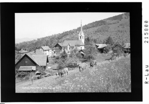 Dafins, Vorarlberg : [Dafins gegen Viktorsberg]