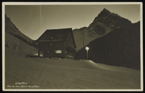 [St. Gallenkirch] Gargellen : Abends beim Hotel Vergalden