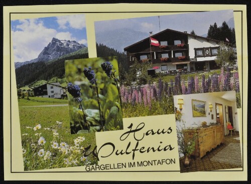 [St. Gallenkirch] Haus Wulfenia Gargellen im Montafon : [Haus Wulfenia, A-6787 Gargellen im Montafon Familie H. + B. Bachmann, Telefon 0 55 57/62 26 Vorarlberg, Österreich ...]