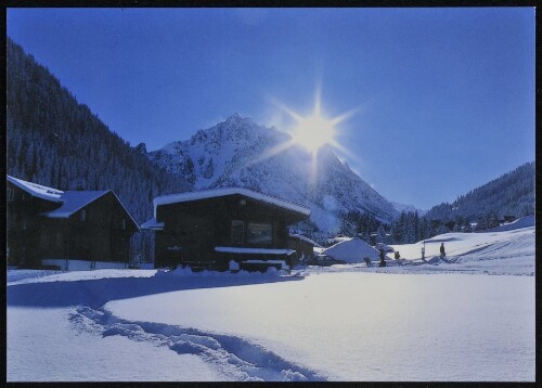 [St. Gallenkirch Gargellen] : [Blick vom Hotel Madrisa **** auf die Ritzenspitzen, Montafon A-6787 Gargellen, Tel.: 05557 / 6331 ...]