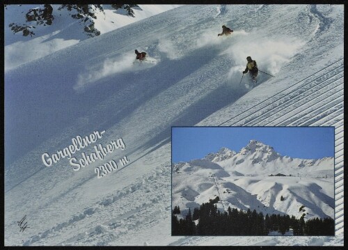 [St. Gallenkirch] Gargellner-Schafberg 2300 m : [Wintersportplatz Gargellen, 1424 m, im Montafon, Skigebiet Schafberg mit Gargellenköpfe Vorarlberg, Österreich ...]