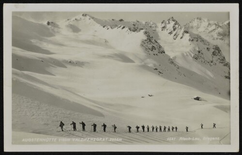 [St. Gallenkirch Gargellen] Augstenhütte 2160 m Valzifenzgrat 2526 m