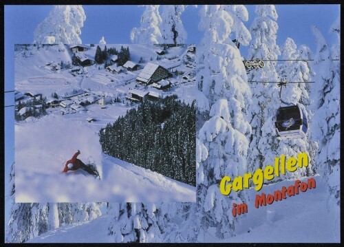 [St. Gallenkirch] Gargellen im Montafon : [Gargellen, 1424 m und Skigebiet Schafberg, 2300 m im Montafon, Vorarlberg, Österreich ...]