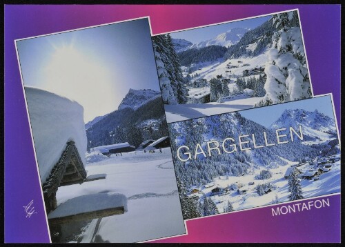 [St. Gallenkirch] Gargellen Montafon : [Wintersportplatz Gargellen im Montafon, 1424 m Vorarlberg, Österreich ...]