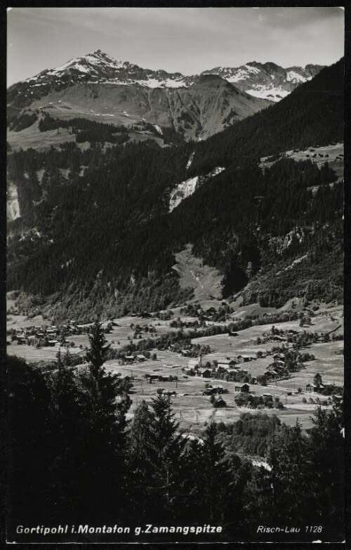 [St. Gallenkirch] Gortipohl i. Montafon g. Zamangspitze