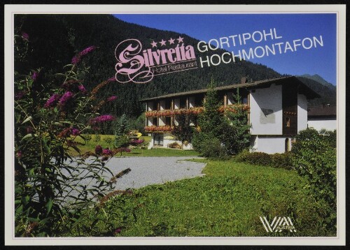 [St. Gallenkirch] Gortipohl Hochmontafon Silvretta Hotel Restaurant Vorarlberg Austria : [Hotel Restaurant Silvretta **** A-6791 Gortipohl / Montafon Familie Klehenz, Telefon 0 55 57 / 6120-0 Vorarlberg, Österreich ...]