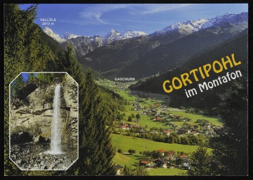 [St. Gallenkirch] Gortipohl im Montafon : [Gortipohl im Montafon gegen Vallüla, 2813 m Vorarlberg, Österreich ...]