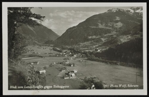 Blick vom Landschroffen gegen Tschagguns : [Blick vom Landschroffen geg. Tschagguns ...]