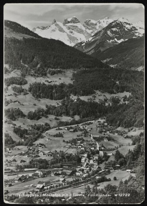 Tschagguns i. Montafon mit 3 Türme