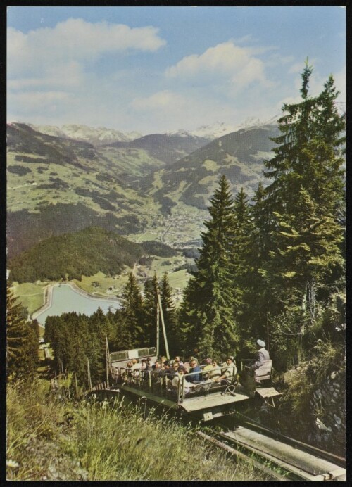 [Tschagguns] : [Golmerbahn (1890 m) mit Blick auf Schruns im Montafon ...]