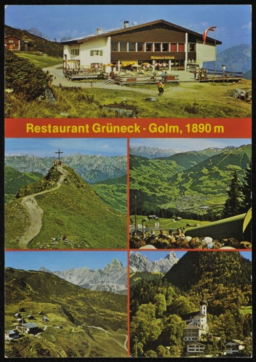 [Tschagguns] Restaurant Grüneck - Golm, 1890 m : [Restaurant  Grüneck  Golm, 1890 m A-6774 Tschagguns - Montafon ...]