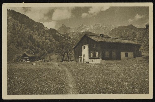 [Tschagguns] : [Landschau mit Zimbaspitze (2645 m) (Motiv aus Vorarlberg) ...]