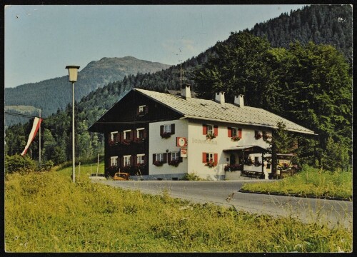 [Tschagguns Latschau] : [Gasthof Bergheim Sulzfluh A-6774 Tschagguns - Latschau 87 Telefon 0 55 56 / 33 76 Montafon - Österreich ...]
