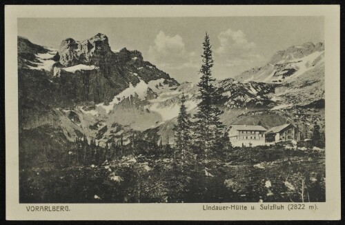 [Tschagguns] Lindauer-Hütte u. Sulzfluh (2822 m) Vorarlberg