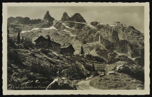 [Tschagguns] Lindauerhütte im Gauertal