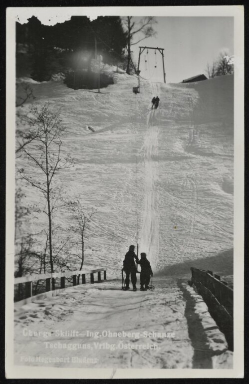 Übungs-Skilift - Ing. Ohneberg-Schanze Tschagguns, Vrlbg. Österreich