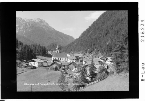 Biberwier an der Fernpaßstrasse gegen Wanneck