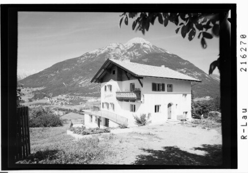 Gasthaus Lärchenwald Arzl / Wald, Pitztal in Tirol : [Gasthaus Lärchenwald in Wald bei Arzl im Pitztal mit Blick zum Tschirgant]