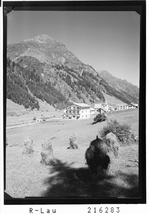 [Plangeross im Pitztal mit Blick zum Parstleskogel / Tirol]