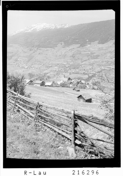 [Unterleins bei Arzl im Pitztal gegen Wenns und Venetberg / Tirol]