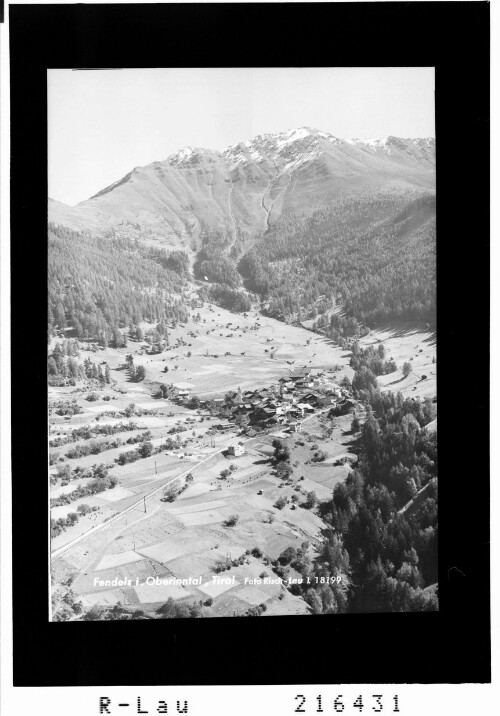 Fendels im Oberinntal, Tirol : [Fendels im Oberinntal gegen Mittagskopf und Roter Schrofen]