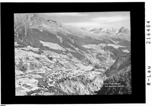 Kauns im Kaunertal, Tirol : [Kauns im Kaunertal gegen Stupfarri und Peischelkopf]