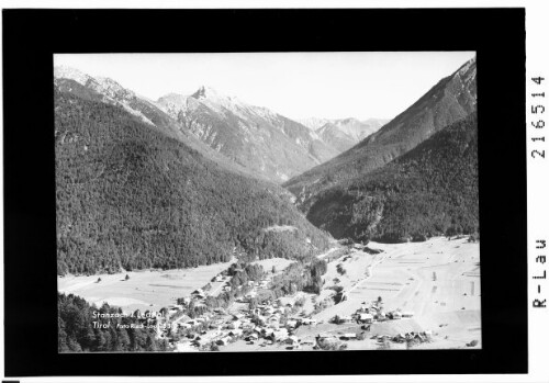 Stanzach im Lechtal Tirol : [Stanzach im Lechtal gegen Namloser Tal mit Knittelkarspitze]