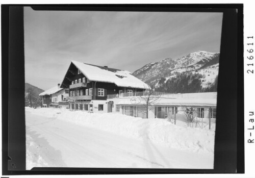 [Hotel Sonne in Vandans im Montafon gegen Davennakopf und Davennaspitze]