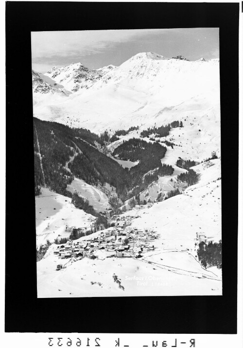 Serfaus im Oberinntal, Tirol : [Serfaus im Oberinntal gegen Blankakopf und Planskopf]