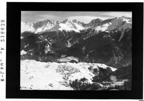 Serfaus im Oberinntal, Tirol : [Serfaus im Oberinntal gegen Glockturmkamm]