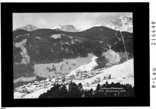 Serfaus im Oberinntal, Tirol : [Serfaus im Oberinntal gegen Pezidkopf und Furgler]