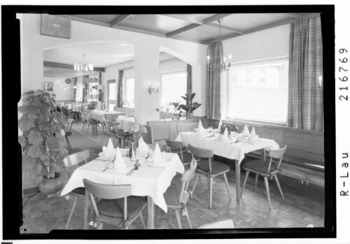 Gastraum im Gasthaus Habicherhof in Habichen bei Ötz im Ötztal