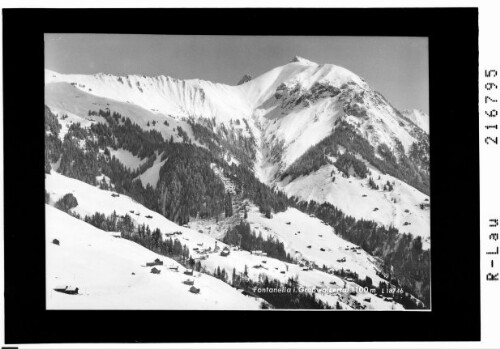 Fontanella im Großwalsertal 1100 m : [Fontanella im Grossen Walsertal gegen Blasenka]
