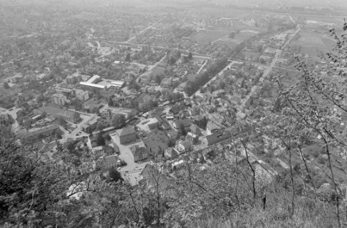 [Hohenems, Innenstadt von oben]