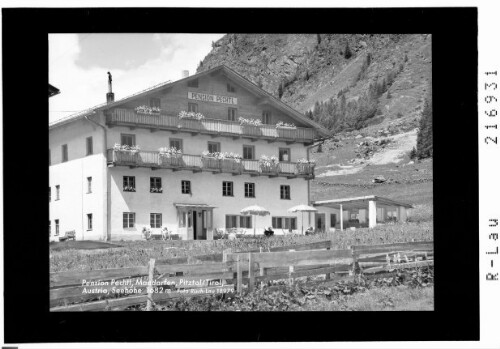 Pension Pechtl in Mandarfen im Pitztal / Tirol Austria, Seehöhe 1682 m