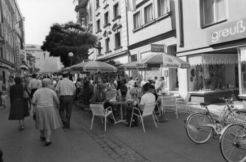 [Bregenz, Straßenmusiker in der Kaiserstraße]