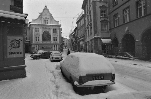 [Winter in Bregenz, Kirchstraße]